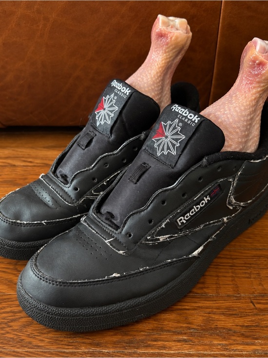 Reebok Other - Reebok Black Club C 85 Size 10 US